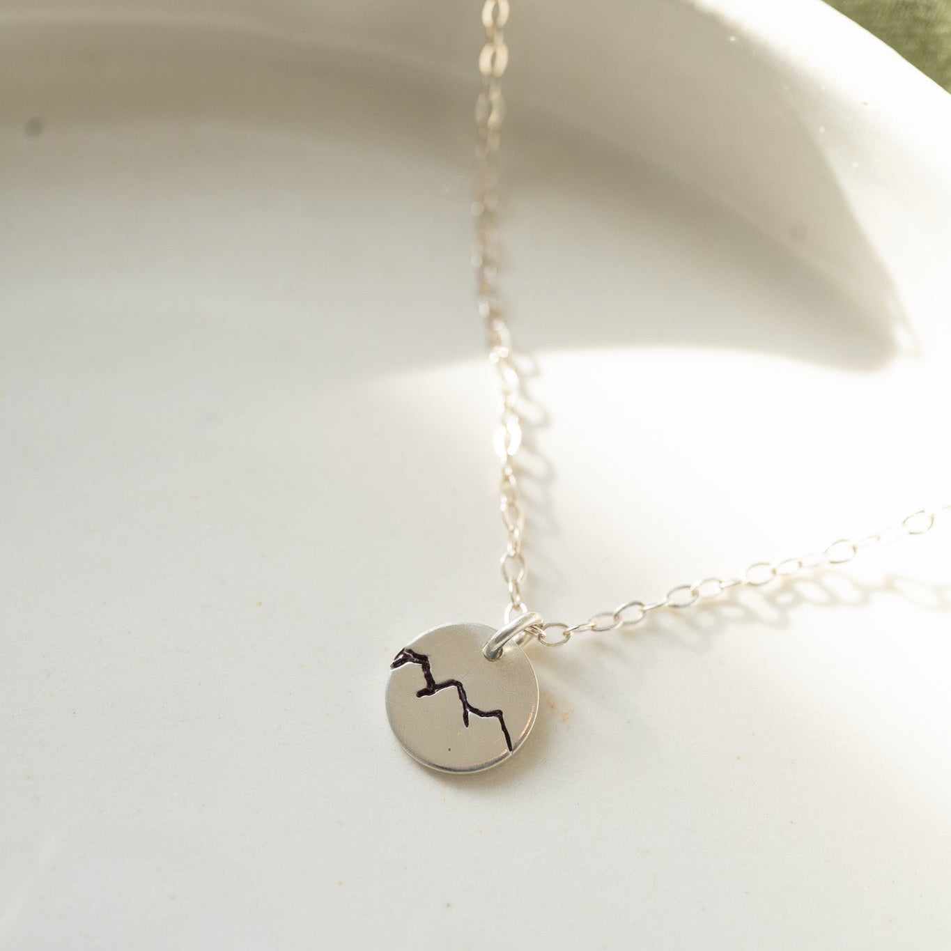 Mountain Petite Charm Necklace